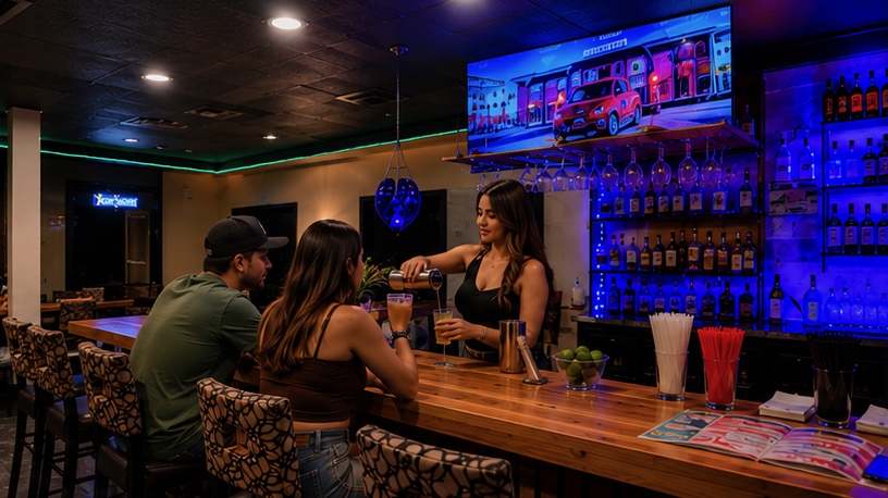 The bar at Broadway Festival