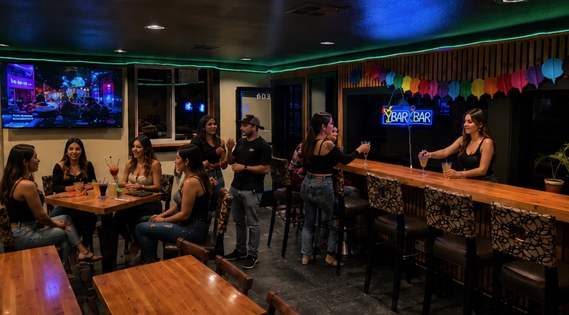 Inside Broadway Festival sport bar